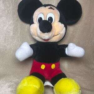 Vintage Mickey Mouse Plush 13” Disneyland Walt Disney World